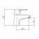 Fashun A1063 shell mixer, single -leaf, pour 112 mm, brass, chrome