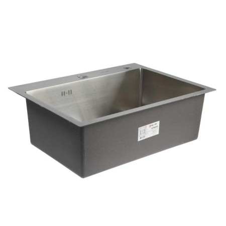 Kitchen sink Aflorn AF96045, Sredal, S = 3.0 and 0.8 mm, 60x45x22 cm, siphon, satin-1