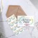 Invitation in the craft envelope for the wedding "Flowers", 10 x 15 cm