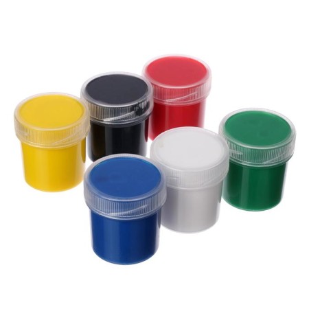 Painting on fabric, set of 6 colors x 20 ml, calligrata (frost -resistant), water -based acrylic-1
