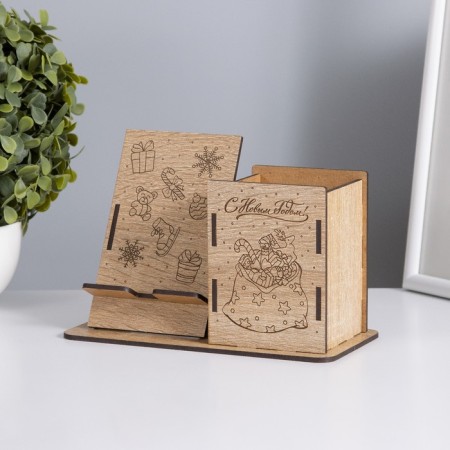 Organizer desktop "Gift bag" 18x12.5x9 cm (set of 8 parts)-2
