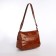 Women's bag on one shoulder, on lightning, brown color