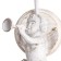 Sconces amur, 60W E27, white color, gold