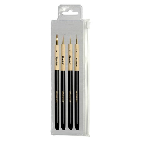 System Synthetics 4 pieces of rubloff "miniature" columns, beveled handle-3