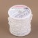 Beads on threads, 8 mm, 9 ± 1 m, the color is transparent