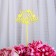 Topper "from March 8, with flowers" 14 × 9 cm, color mix, give beautifully