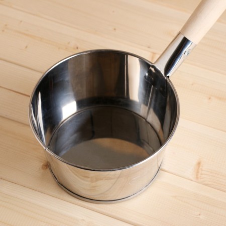 Bath bucket, 1.5 l, stainless steel-1
