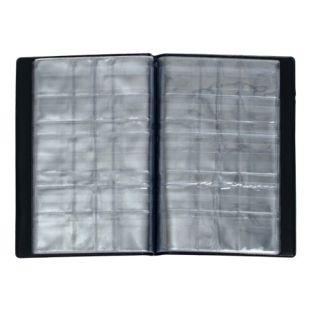 Album for coins 125 x 185 mm Calligrata "Combi" for 120 coins, 8 sheets, PVC cover, blue-4