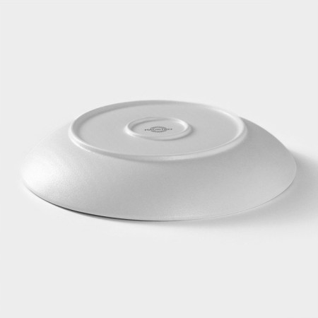 Porcelain plate Magistro line, d = 25.5 cm, white color-2