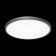 Lamp of the Citilux "BASIC" CL738401V, 48x48x2.5 cm, 1x40W, LED, Black Color Black