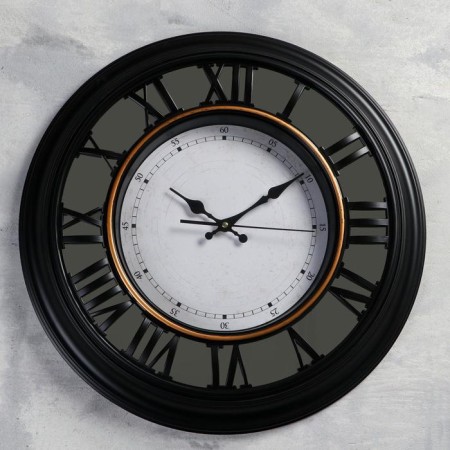 Wall clock, series: interior, "Talita", smooth move, D-50 cm