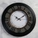 Wall clock, series: interior, "Talita", smooth move, D-50 cm
