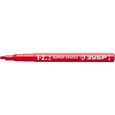 Marker-painting bison professional 06326-3, round, red, 1 mm-2