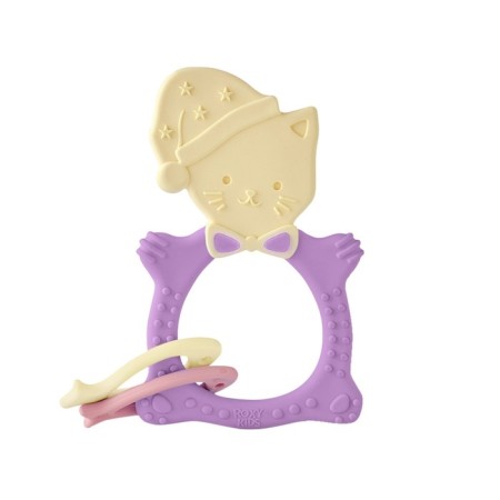 Silicone teething meow teether, university, mix color-9
