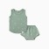 Kit (T-shirt and shorts) children's minku, olive color, height 68-74cm