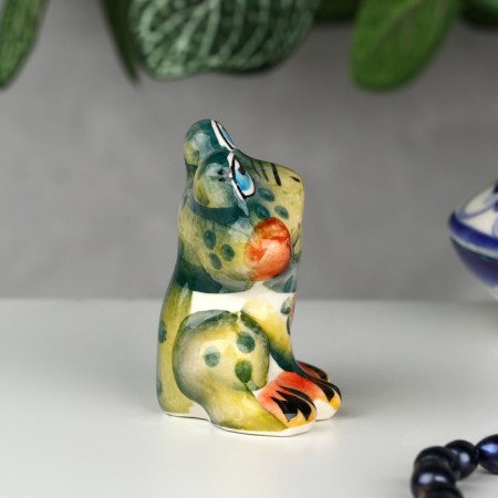 Souvenir "Frog kva", 5 cm, color gzhel-2