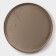 Porcelain plate with a magistro "Cerera" side, d = 25.5 cm, brown color