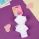 Hair bandage "chosen" shine stars, 16x3 cm, white