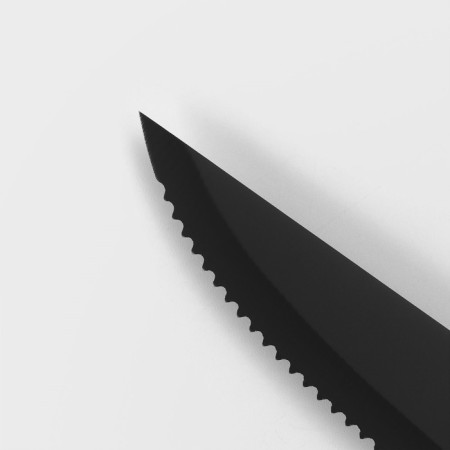 Knife for meat and steaks Magistro Dark Wood, blade length 12.7 cm-2