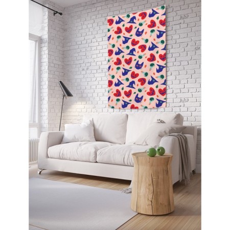 Decorative panel with photo printing "Magic plan", vertical, size 100x150 cm
