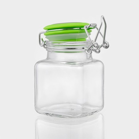 Glass jar for spices with Bugel Castle "Prima", 100 ml, 7.5 × 5 × 8 cm, color mix-2