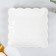 Porcelain Square Dolyana "Susan", 15 × 15 cm, white color