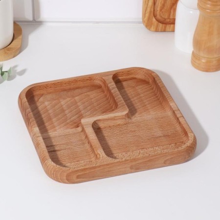 Squares are square, beech 2 compartments d = 20 cm-1