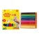 Pencils 24 colors "Kalyak-Malyak" washed, with an eraser, trihedral, plastic case