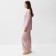Female pajamas (shirt, trousers) kaftan "strip", powder, size 40-42