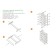 Wooden rack reinforced 180x84x28cm, 5 shelves