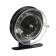 Inertial coil, metal plastic, diameter 6.5 cm, black-transparent color, 701