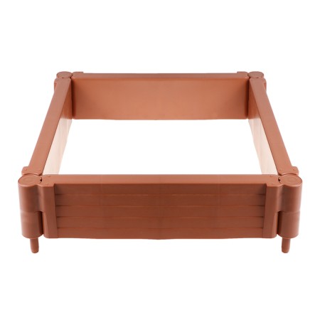 Plastic bed, 55 × 55 × 13 cm, terracotta, "plus"