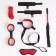 Erotic bdsm set of oka-hpki, red, 7 items