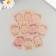 Cardboard "Handmade", craft, set of 10 pcs (5 types) 4x6 cm