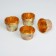 Form for baking cupcakes and cupcakes, confectionery packaging, Sunflowers, 7 x 4 x 5 cm
