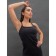 Sports female T -shirt, size XS, black color