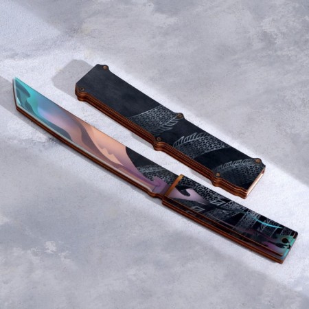 Wooden souvenir "Tanto knife" Floo