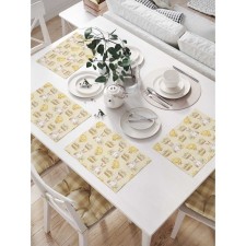 Set of napkins for setting the table 