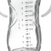 Finding bottle Ø50 shg 240 ml., Glass, white color
