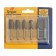 A set of balls on wood and tundra plastic, sandblasting, shank 6 mm, 6 pcs.
