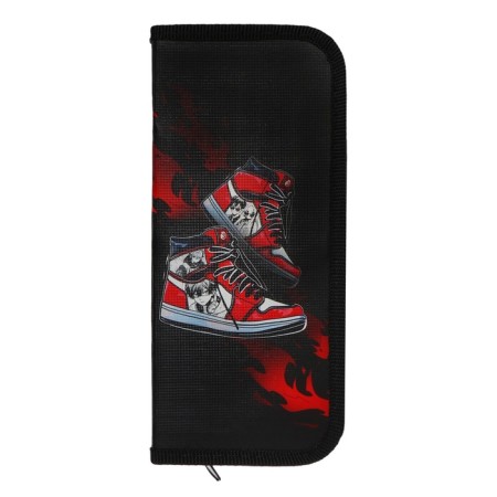 Penal 1 section, 90 x 195 x 25 mm, calligrata "Anime sneakers", laminated cardboard-1