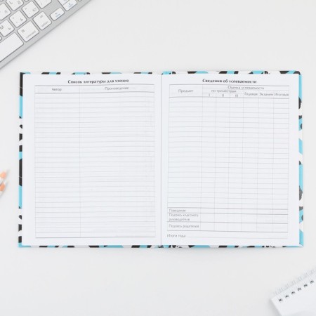 School Diary 5-11 Grade "September 1: Panda", solid cover 7BC, glossy lamination, 48 sheets-6