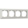 Frame for 4 posts WL07-FRAME-04, pearl color