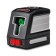 Laser Laser Crown CT44047, 2 green rays, 30 m, 520 nm, ± 0.3 mm/m, 1/4 "