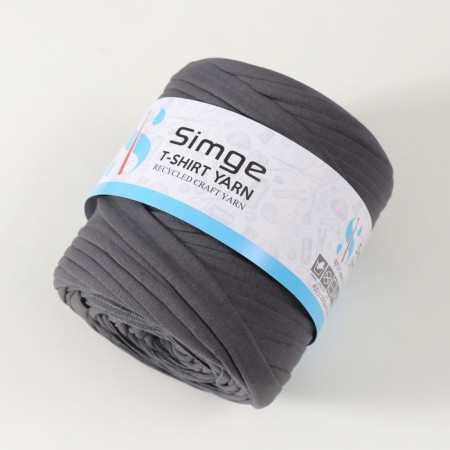 Knitted yarn secondary 90% cotton, 10% p/e, 100m/450 ± 50 g (light graphite) mix-2