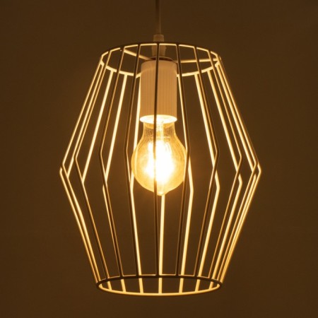 Lamp "Romb" 1x40W E27 white 22x22x25 cm Bayerlux-3