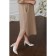 Women's dress, size 48, beige color