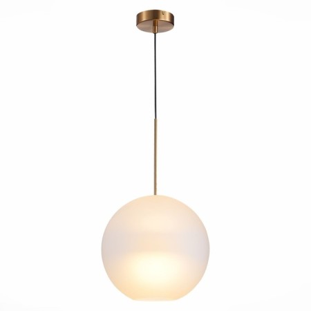 Suspension lamp ST LUCE. SL1133.523.01. Bopone. 1x40 watts, E27, 30x30 cm, brass color