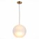Suspension lamp ST LUCE. SL1133.523.01. Bopone. 1x40 watts, E27, 30x30 cm, brass color