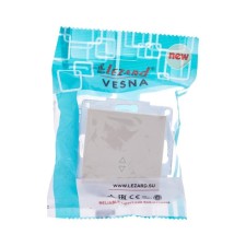 Passing switch 1-cl. SP Vesna Mechanism Cream. Lezard 742-0388-105